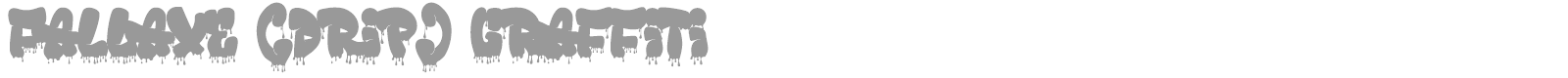 Fallaxe Drip Graffiti font preview